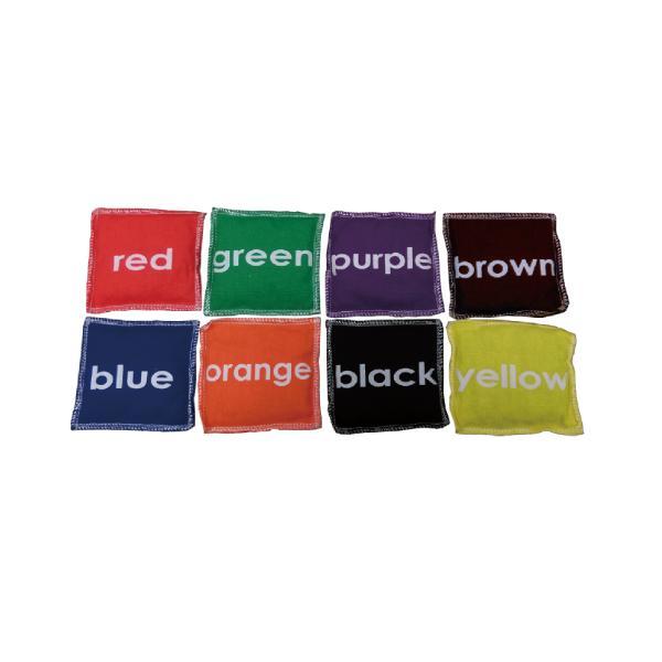 Colour beanbags set of 8